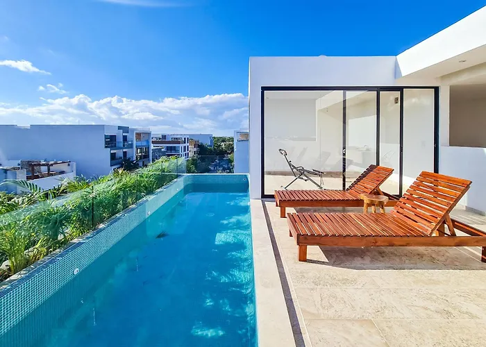 Apartment Sunrise 203 Cozy In Aldea Zama Access!