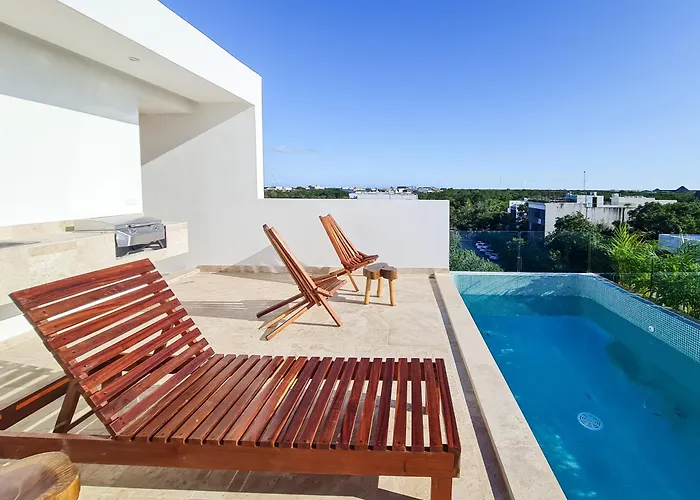 Apartment Sunrise 203 Cozy In Aldea Zama Access! *